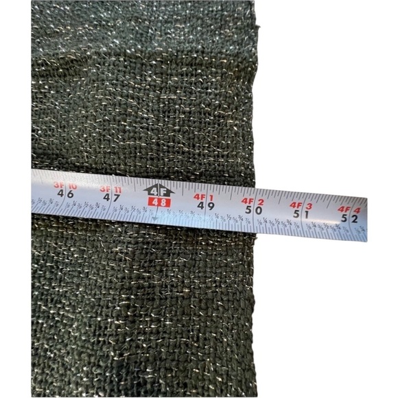 Surya Throw, Size: 50” x 60”, Woven 95% acrylic, 5% lurex Color: Charcoa… - Picture 7 of 7